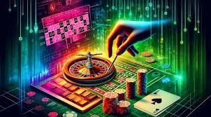 Live casino dealer wanita sedang bermain blackjack secara langsung